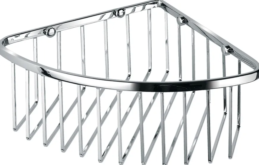 ADORA® hjørnehylde enkelt trådkurv H9 cm