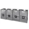 Affaldssorteringsposer m/velcrosystem 4 stk.