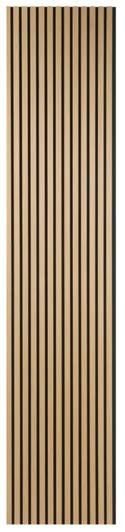Akustikpanel Quanti light oak 18 x 520 x 2440 mm - Køb i butik