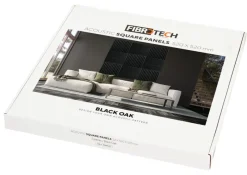 Akustikpanel Square black oak 22 × 520 × 520 mm 2-pk.