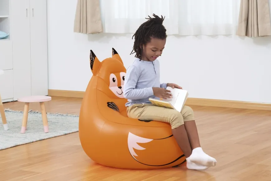 Bestway Cozy Critters oppustelig stol ræv
