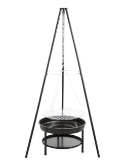 Bålsted tripod med bålfad og rist - Grillexpert®
