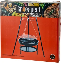 Bålsted tripod med bålfad og rist - Grillexpert®