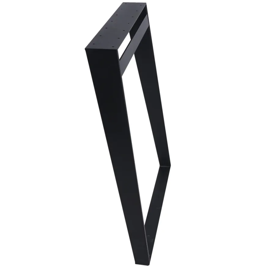 Bordben H74 x B75 cm matsort metal
