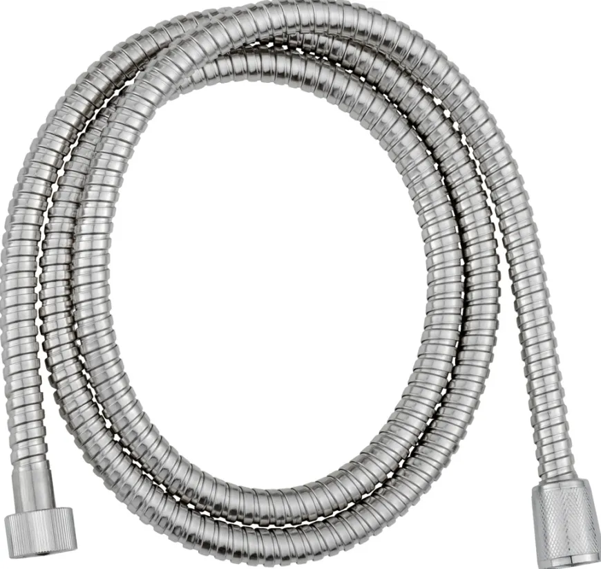 Bruseslange 200 cm krom - REN