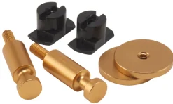Dots knager t/akustikpaneler 4,5 x 2,4 cm messingfinish