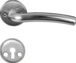 Dørgreb indvendig L-form bue mat krom