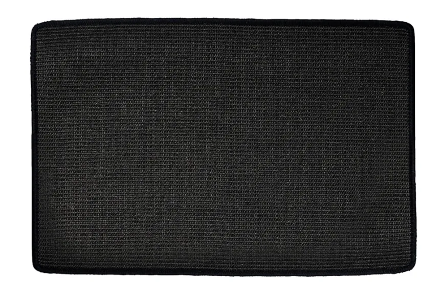Dørmåtte sisal sort 40 x 60 cm