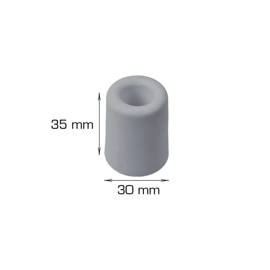 Dørstopper gummi Ø30 x H35 mm