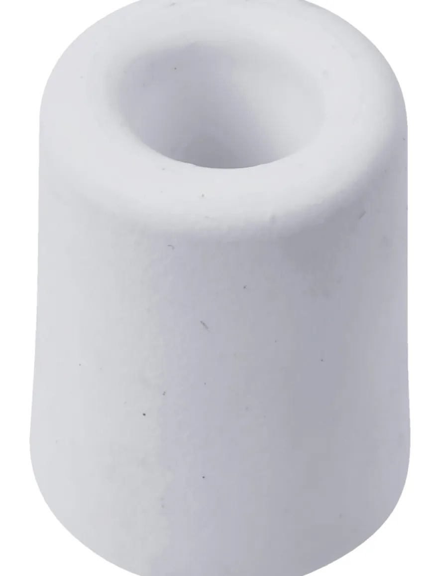 Dørstopper Ø40 x H75 mm hvid plast