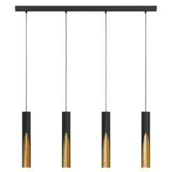 Eglo Barbotto langbordspendel sort/guld L92,5 x H110 cm