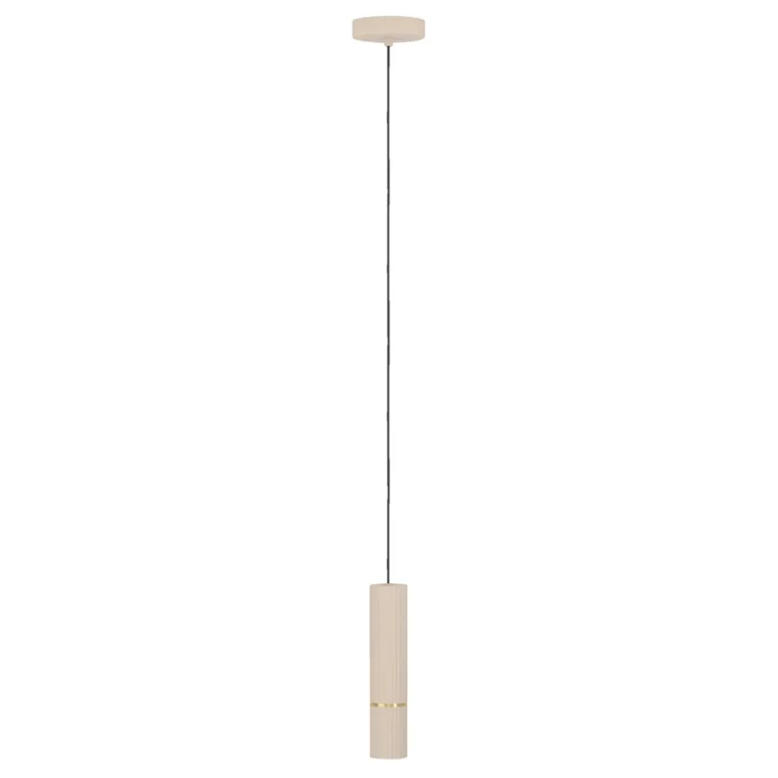 Eglo Caminia pendel sand/børstet messinglook Ø6 cm