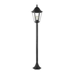 Eglo Navedo standerlampe sort/sølv 120 cm