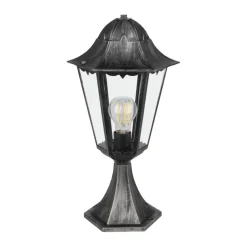 Eglo Navedo udendørslampe sort/sølv 47 cm