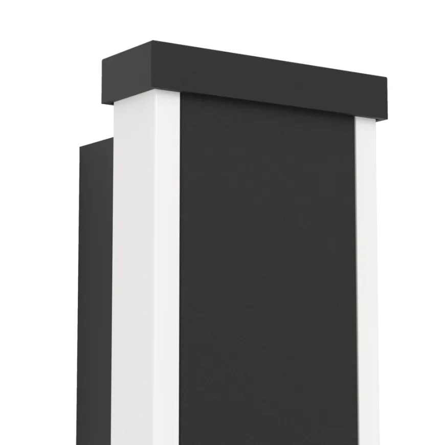 Eglo Neviano væglampe sort 58 cm