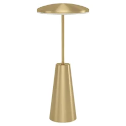 Eglo Piccola bordlampe genopladelig messingfinish