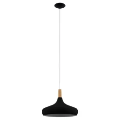Eglo Sabinar pendel sort/brun Ø40 cm