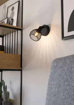 Eglo Sonnino spot væglampe sort