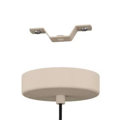 Eglo Valdiola pendel sand/børstet messingfinish Ø36 cm