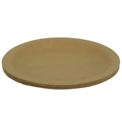 Engangstallerken i papir Ø18 cm 10 stk.