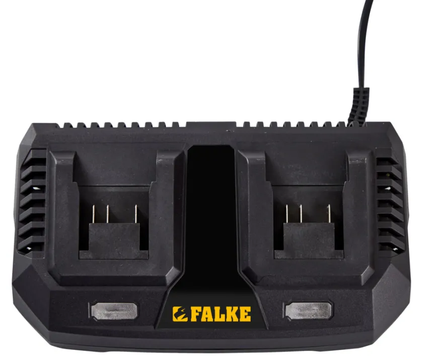 Falke® dobbeltoplader 18 V Li-ion