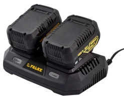 Falke® dobbeltoplader 18 V Li-ion