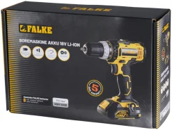 Falke® skrue-/boremaskine akku 18 V 2,0 Ah