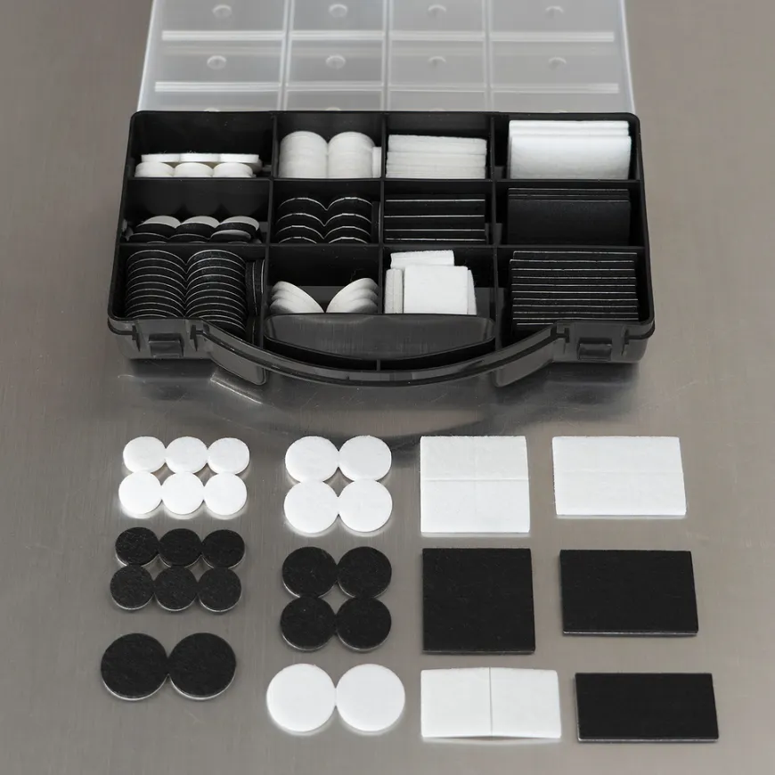 Filtpuder sort/hvid i boks 275 stk.