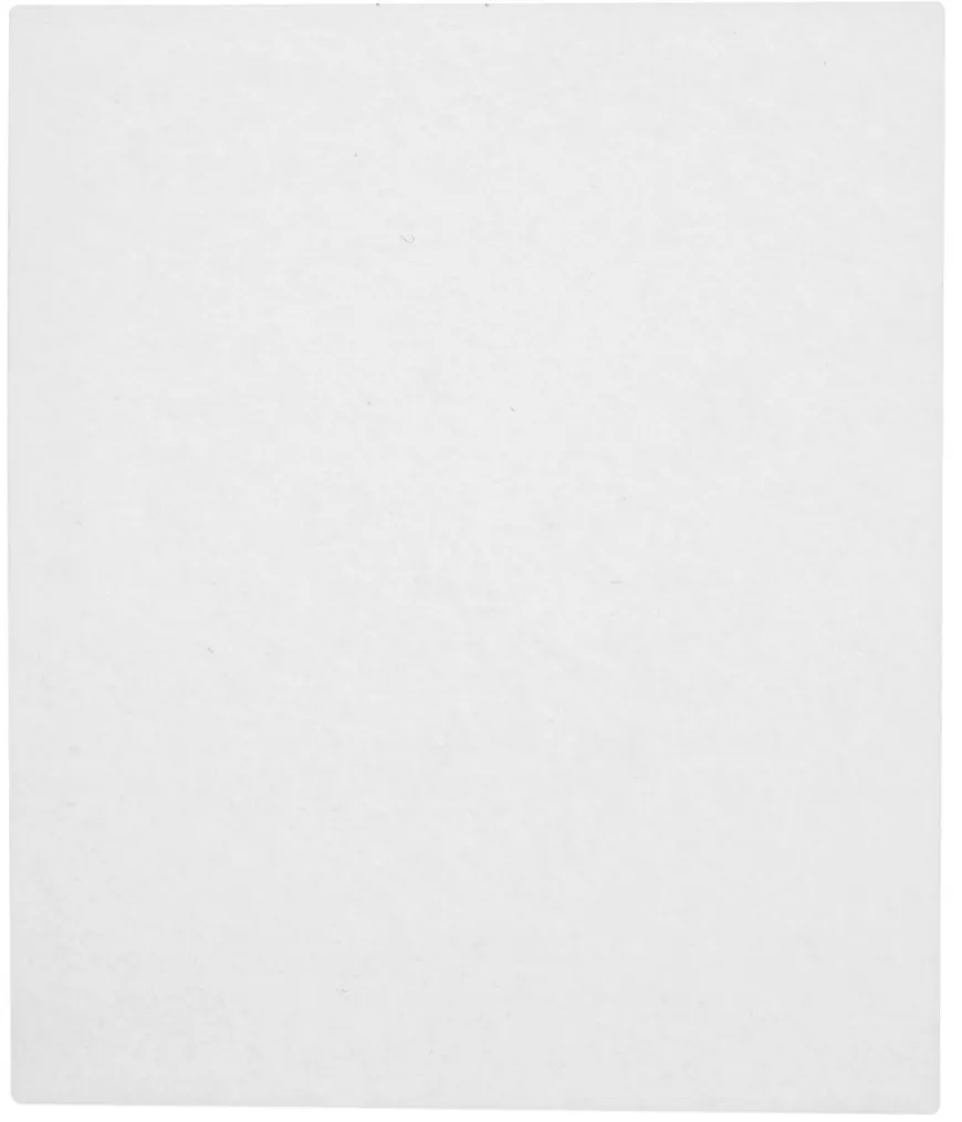 Filtpude selvklæbende 80 x 90 mm hvid - 1 stk.