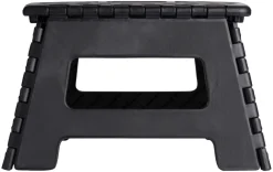 Foldbar skammel sort 32 x 25 x 22 cm