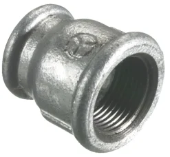 Formmuffe galvaniseret 1" x 3/4"