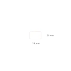 Forrammeliste fyr - 21 x 33 x 3000 mm