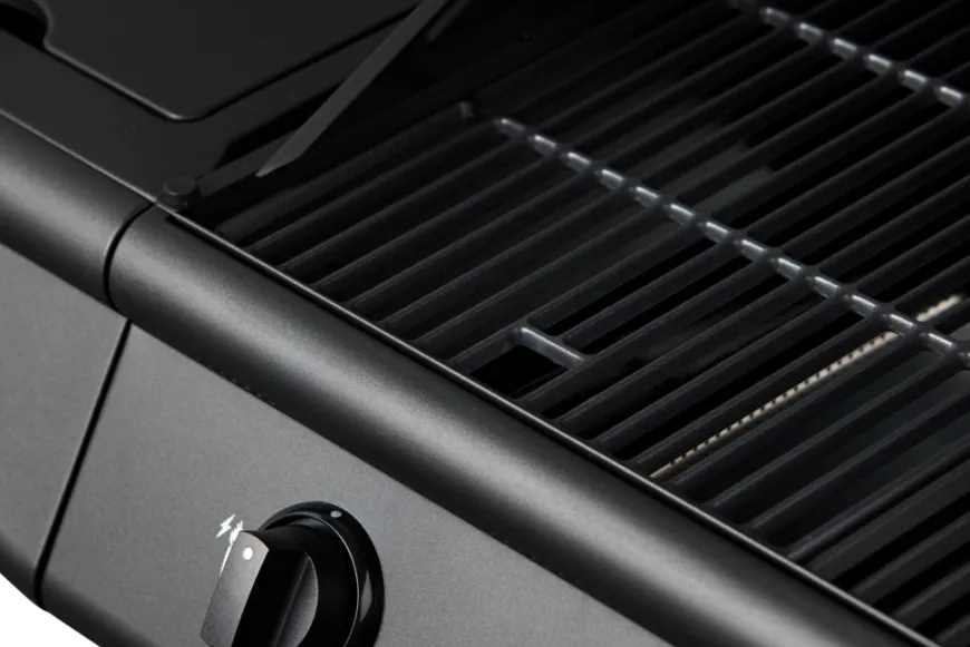Gasgrill 3 brændere og sidebrænder sort - Grillexpert®