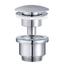 GEYSER® bundventil Push 1 1/4" krom