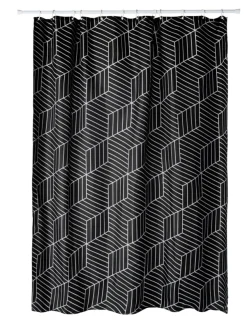 GEYSER® Dessert Black badeforhæng 180 x 200 cm