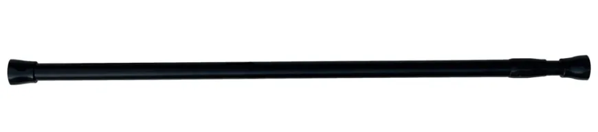 GEYSER® forhængsstang sort 70-120 cm Ø22 mm