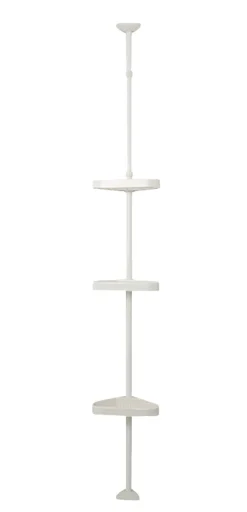 GEYSER® teleskophylde m/3 hylder hvid
