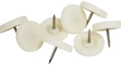 Glidesøm Ø25 mm hvid plast - 24 stk.