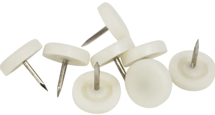 Glidesøm Ø20 mm hvid plast - 24 stk.