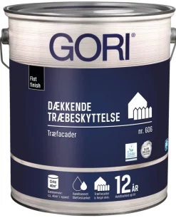 GORI 606 antracit dækkende træbeskyttelse 5 liter