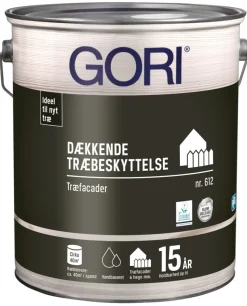GORI 612 dækkende træbeskyttelse antracitgrå 5 liter