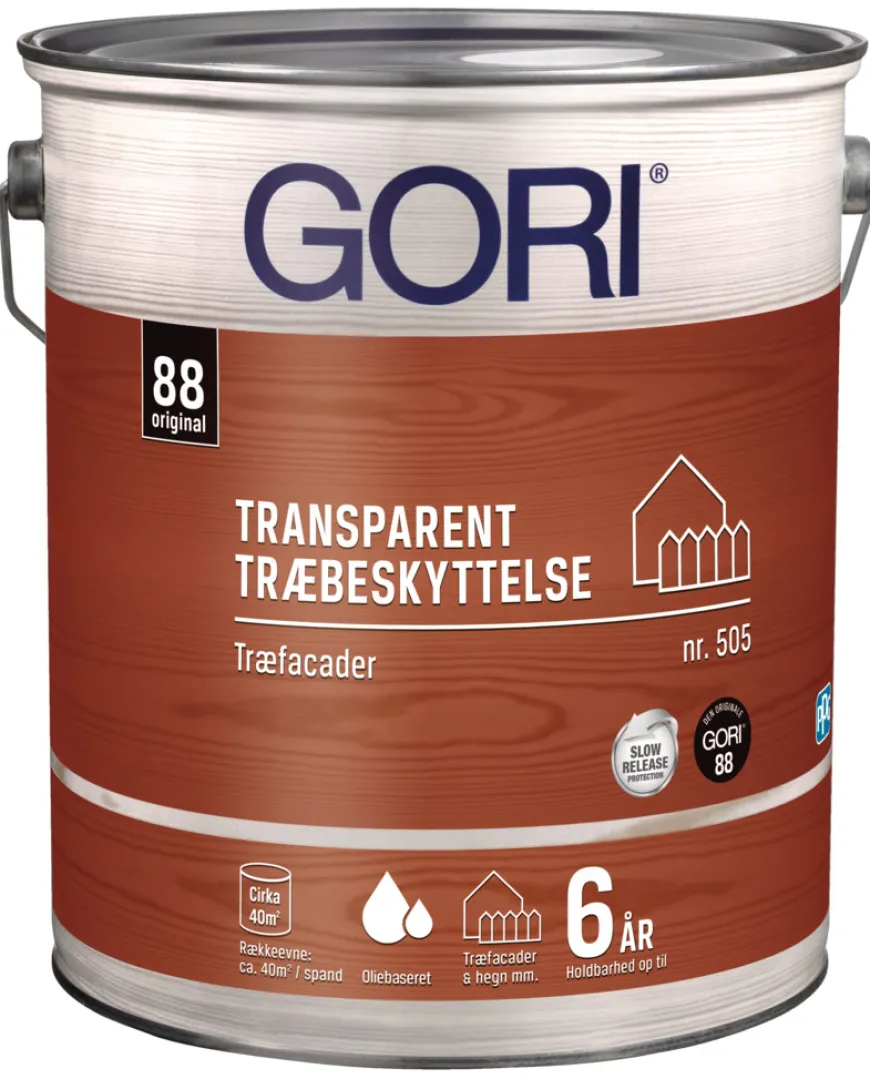 GORI 505 transparent træbeskyttelse teak 5 liter