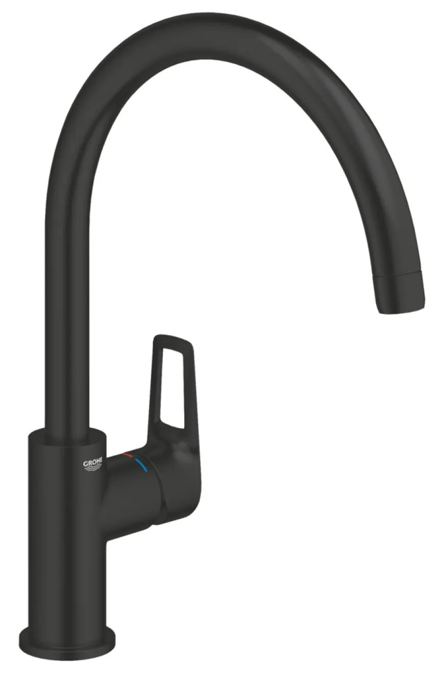 Grohe Start Loop køkkenarmatur høj tud mat sort