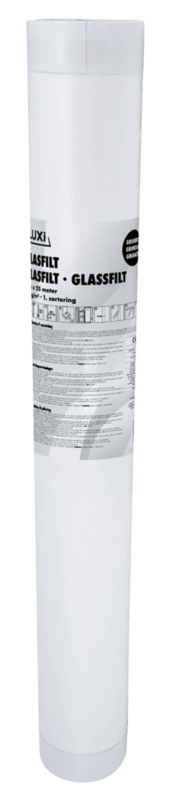 Grundet glasfilt 1 x 25 meter - LUXI®