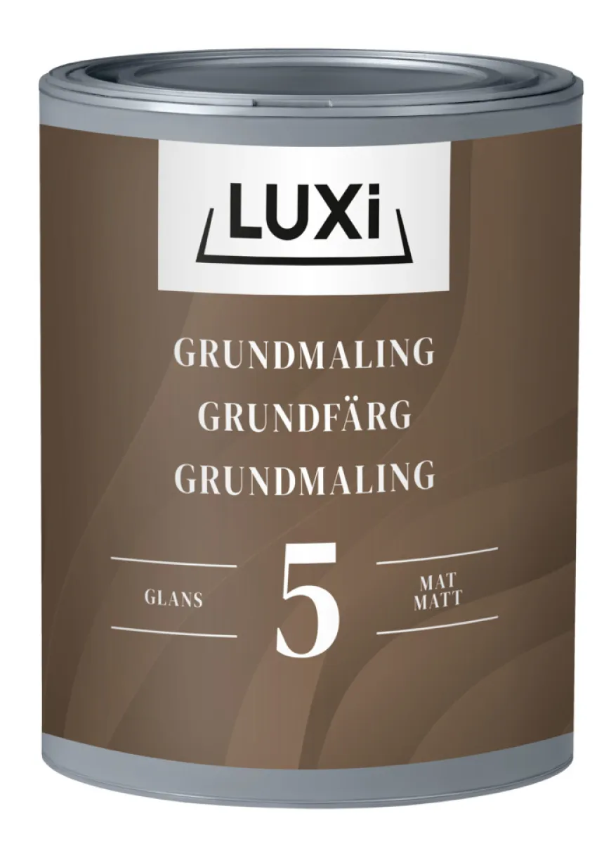 Grundmaling hvid 0,75 liter - LUXI®