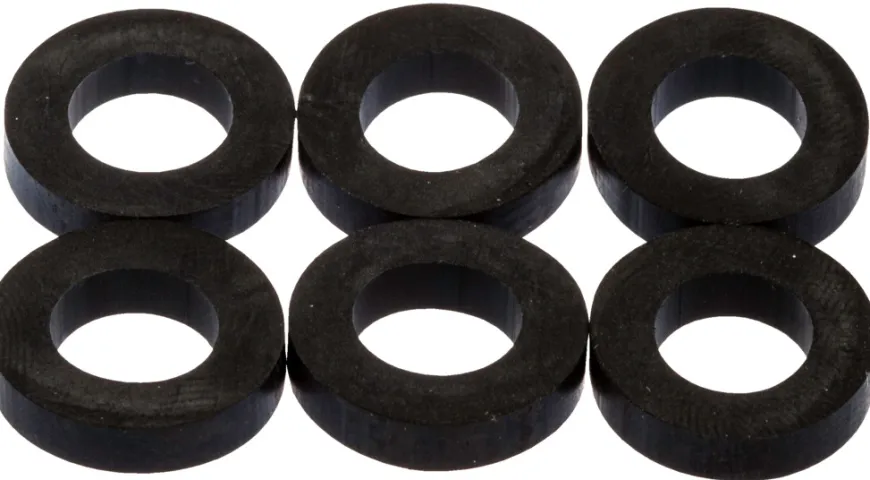 Gummipakning 1/2" x 10 mm - 6 stk.