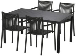 Havebord Havanna 150 x 90 cm i aluminium og nonwood - Sunlife®