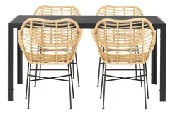 Havebord Havanna 150 x 90 cm i aluminium og nonwood - Sunlife®