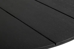 Havebord Madrid sort Ø110 cm - Sunlife®