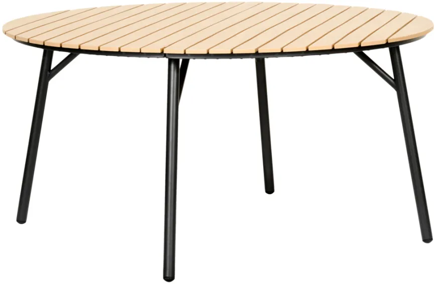 Havebord Nebraska stål/nonwood Ø150 cm - Sunlife®